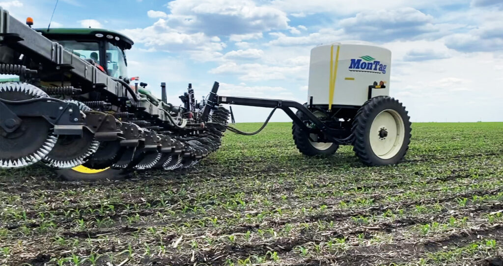 Montag Liquid Tank on Auto-Steer Cart