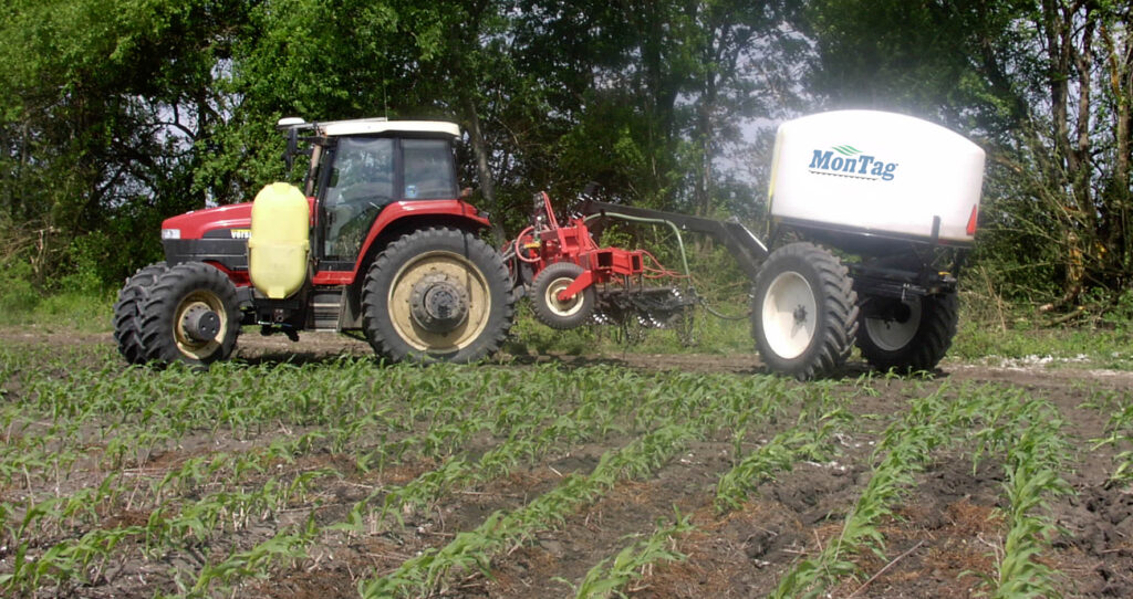 Montag Liquid Tank on Auto-Steer Cart