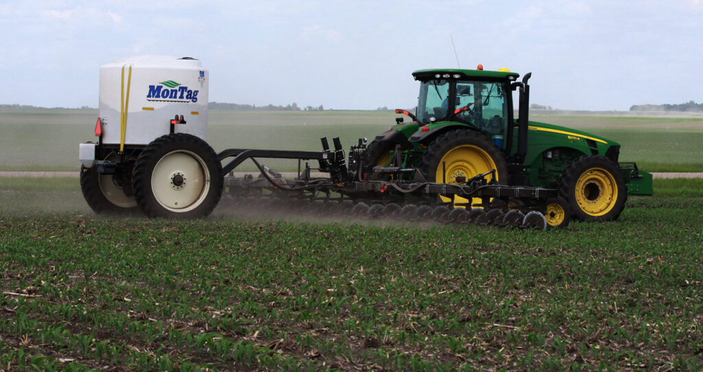 Montag Liquid Tank on Auto-Steer Cart